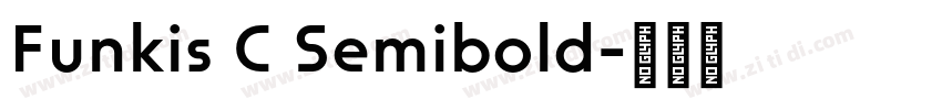 Funkis C Semibold字体转换